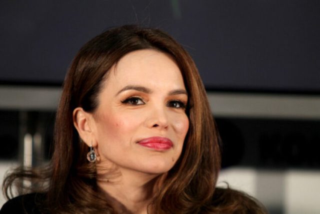 Press conference of Severina Vuckovic on the occasion of a concert in Kombank arena.Pres konferencija Severine Vuckovic povodom koncerta u Kombank areni